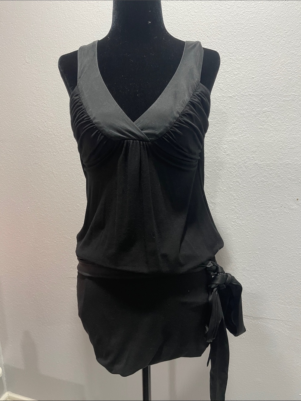 bebe Black Mini Dress Size XS Like New